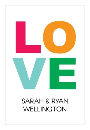Colorful Love Gift Stickers