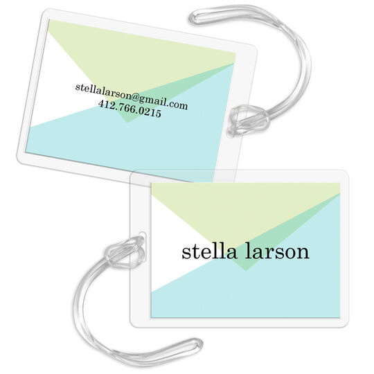 Chic Abstract Luggage Tags