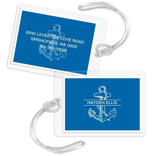 Anchor Luggage Tags