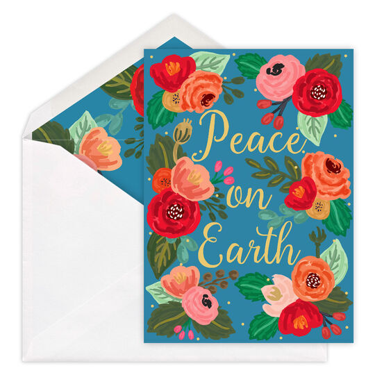 Peace on Earth Folded Holiday Cards