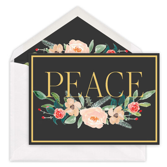 Peace Folded Holiday Cards
