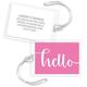 Just Saying Hello Luggage Tags Image 2 of 2