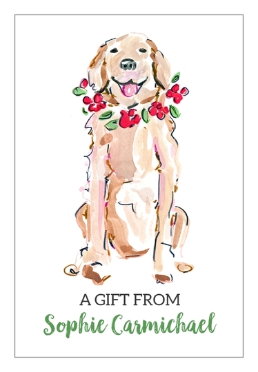 Golden Retriever Gift Stickers