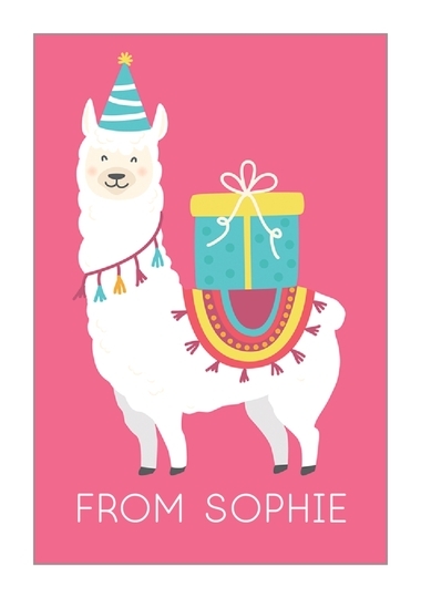 Llama Gift Stickers