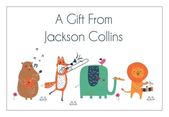 Animals on Parade Gift Stickers