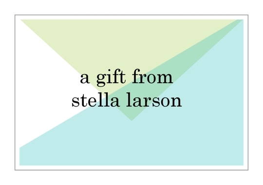 Chic Abstract Gift Stickers