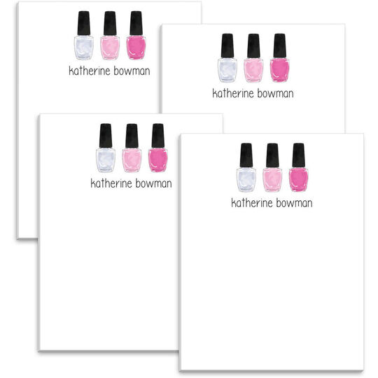 Nail Polish Mini Notepad Set