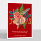 Foil Merry Christmas Flat Holiday Cards Image 4 of 5