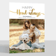 Happy Howlidays Foil Holiday Photo Cards Image 4 of 4