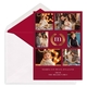 Foil Laurel Wreath Holiday Photo Cards Image 1 of 4