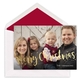 Merry Christmas Starburst Foil Holiday Photo Cards Image 1 of 5