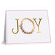 Foil Joy Wreath Folded Holiday Cards Image 4 of 6