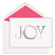 Foil Joy Wreath Folded Holiday Cards Image 6 of 6