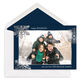Silver Foil Snowflakes Photo Cards Image 1 of 4