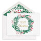 Foil Wreath Folded Holiday Cards Image 1 of 6