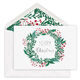 Foil Wreath Folded Holiday Cards Image 5 of 6