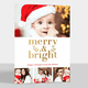 Merry & Bright Foil Photo Cards Image 3 of 3
