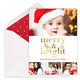 Merry & Bright Foil Photo Cards Image 1 of 3