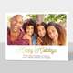 Foil Happy Holidays Flat Photo Cards Image 3 of 4