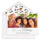 Foil Happy Holidays Flat Photo Cards Image 4 of 4