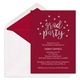 Grad Party Foil Confetti Dot Invitations Image 3 of 5