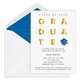 Block Graduate Foil Invitations Image 1 of 5