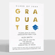 Block Graduate Foil Invitations Image 5 of 5