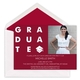 Block Graduate Photo Invitations Image 1 of 2