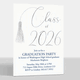 Class of Tassel Foil Graduation Invitations Image 5 of 5