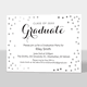 Foil Confetti Graduation Invitations Image 5 of 5
