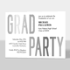Foil Grad Party Invitations Image 5 of 5