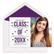 Graduation Cap Confetti Photo Invitations Image 3 of 3