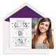 Foil Graduation Cap Confetti Photo Invitations Image 3 of 5