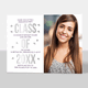 Foil Graduation Cap Confetti Photo Invitations Image 5 of 5