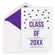 Graduation Cap Confetti Invitations Image 3 of 3