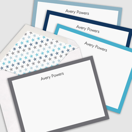 The Lone Star Border Flat Note Cards Collection