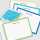 The Mykonos Border Flat Note Cards Collection Image 1 of 5