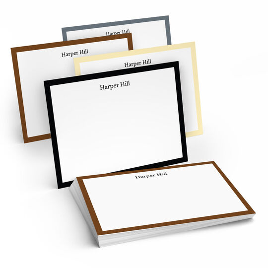 The Wall Street Border Flat Note Cards Collection
