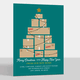Foil Tree of Boxes Holiday Moving Announcements Image 5 of 5