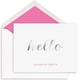 Hello Foil Stamped Folded Note Cards Image 3 of 5