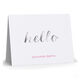 Hello Foil Stamped Folded Note Cards Image 5 of 5