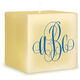 Your Color Choice Elise Monogram 3 Inch Candle Image 1 of 2