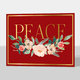 Foil Peace Folded Holiday Cards Image 8 of 8
