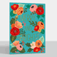 Gold Foil Merry and Bright Folded Holiday Cards Image 5 of 5