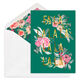 Gold Foil Fa La La Folded Holiday Cards Image 4 of 8