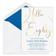 Foil Script Hello Birthday Invitations Image 6 of 9