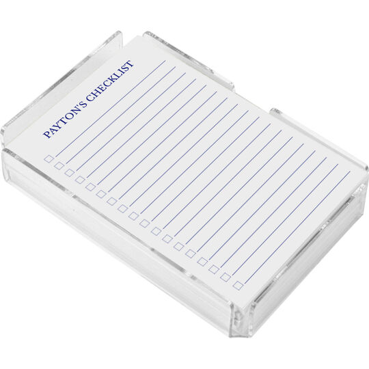 Checklist 4x6 Post-it® Notes