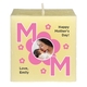 Cute Mom Flower Photo 3-Inch Candle Image 2 of 3
