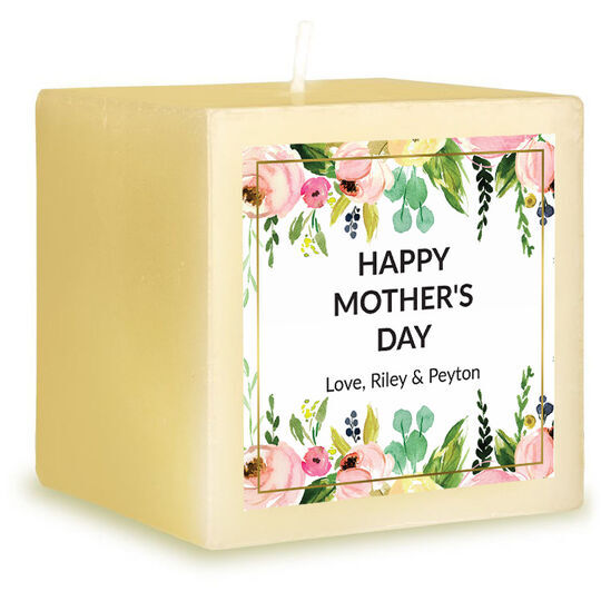 Spring Peonies 3-Inch Candle