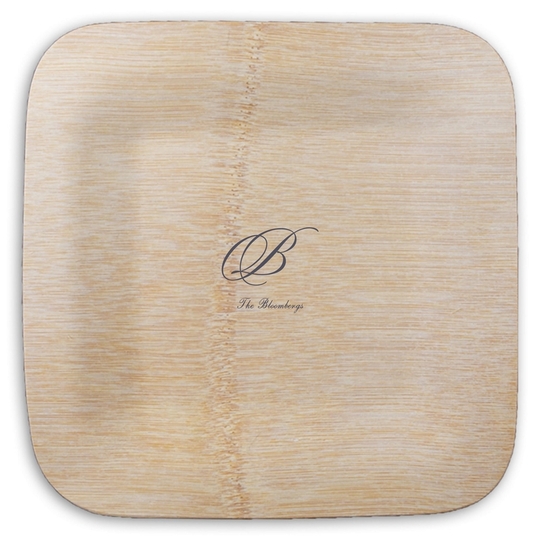  Square Bamboo Plates